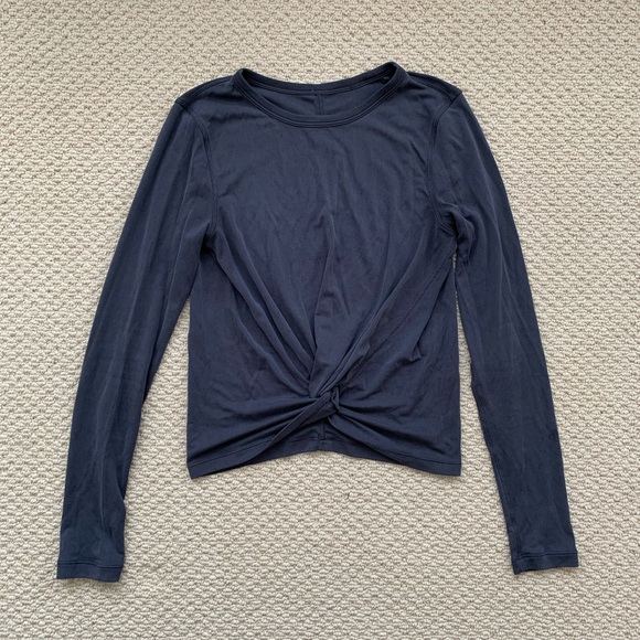 SOLD Lululemon Crescent Long Sleeve Cupro Rib - Picture 4 of 4